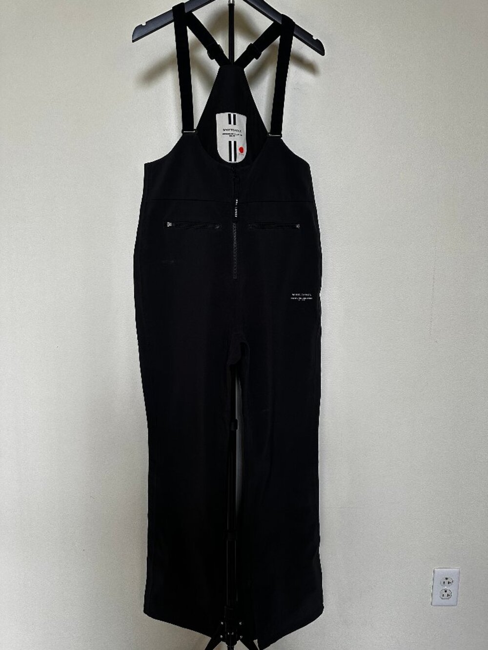 Whitespace Womens Snowboard Ski Bib Pants Black Size L